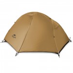 Палатка Naturehike NH18A095-D 20D одноместная сверхлегкая с ковриком коричневый, арт. 6927595712818 [NATUREHIKE]